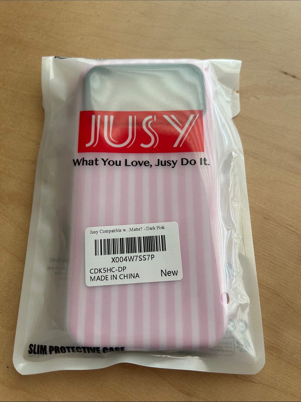 Pink Stripe Slim Protective Phone Case 17 pro max